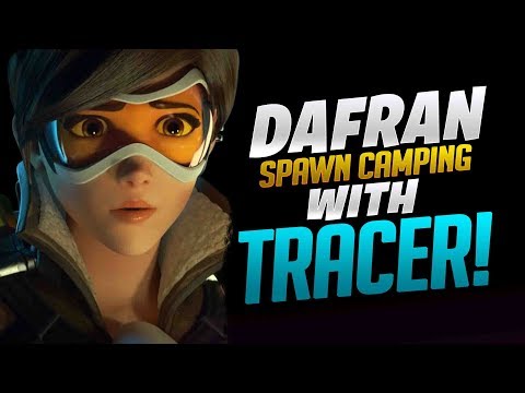 Dafran Spawn Camping With Tracer! - Overwatch