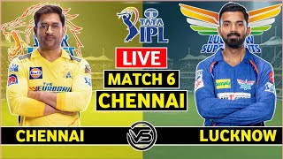 IPL Live: Chennai vs Lucknow Live Scores | CSK v LSG Match 6 Live Scores & Commentary | Last 8 Overs
