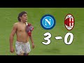 Diego Maradona destroyed the best AC Milan of all time (1989) 2 assists 1 goal