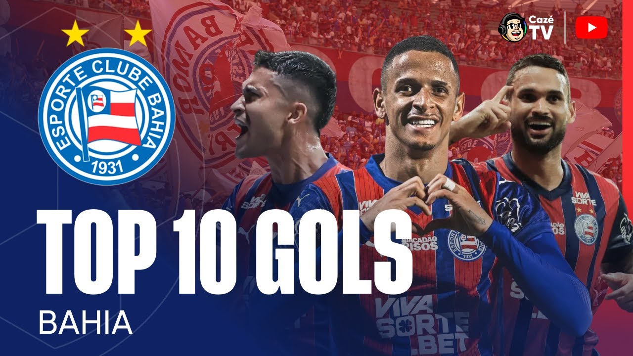 TOP 10 GOLS MAIS BONITOS DO BAHIA NO BRASILEIRÃO 2025