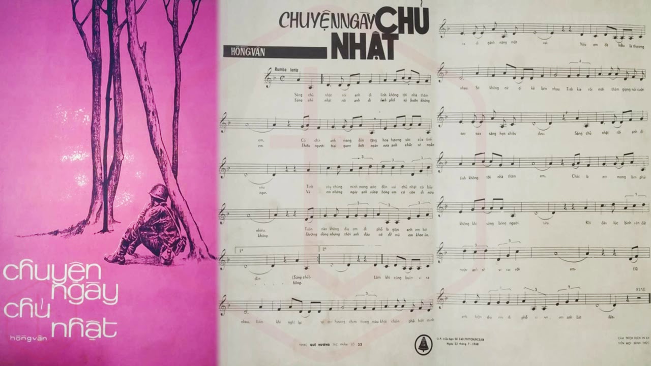 Tờ Nhạc Xưa Trước 1975