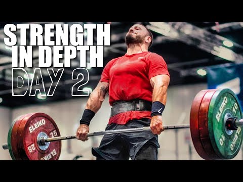 Strength In Depth: Day 2 // Rowing, Chipper and Heavy Clean Workout