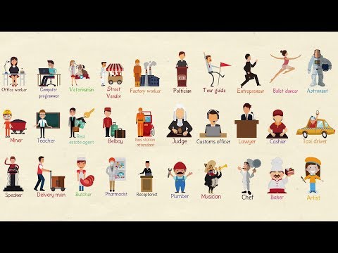 List of Professions | Jobs Vocabulary and Job Names in English | List of Jobs