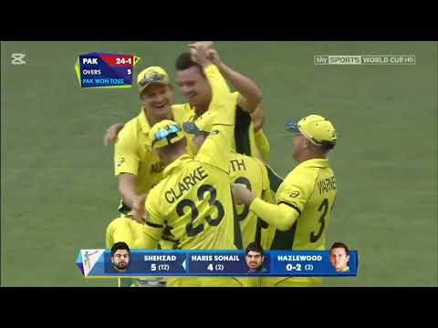 Australia vs pakistan world cup 2015 full match highlights | aus vs pak cwc 2015 highlights