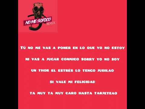 No Me Sofoco Remix (Letras)- T.Y.S-Melymel-Kiko El Crazy-Cromo X-Shadow Show-Tivi Gunz-Mami Yafeeh