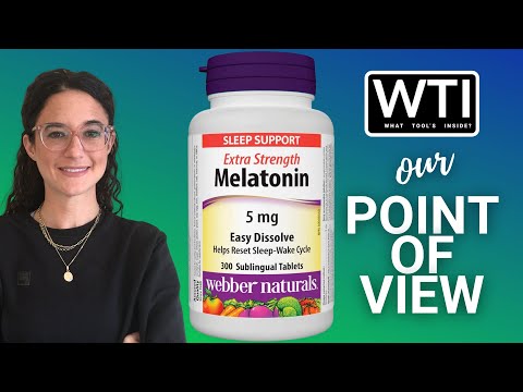 Webber Naturals Melatonin Tablets - WTI product video review