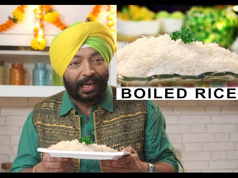 Demonstartion on boiled rice