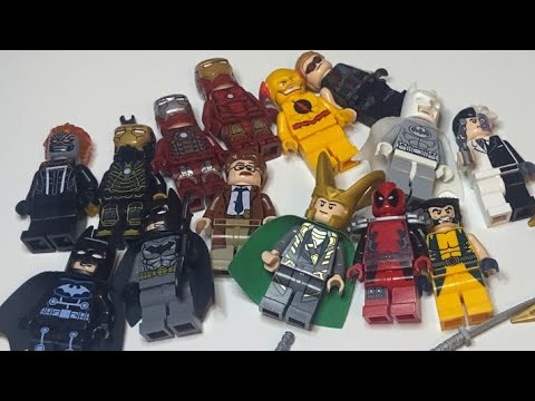LEGO MARVEL AND DC MINIFIGURE LOT!!! RARE FINDS!
