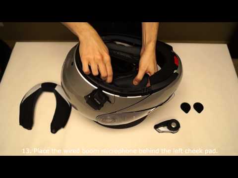 Sena 20S How To Video (Schuberth Helmet Installation - Part 2)
