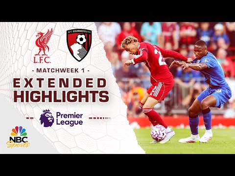 Liverpool v. Bournemouth | PREMIER LEAGUE HIGHLIGHTS | 8/15/2025