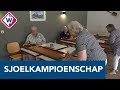Open sjoelkampioenschap: 'Hoe ouder de bak, hoe lekkerder die gooit'