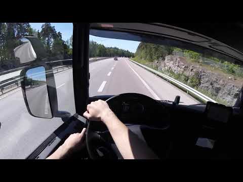 Scania G450 GoPro POV drive Västerås City + Commentary, June 2016 vlog.