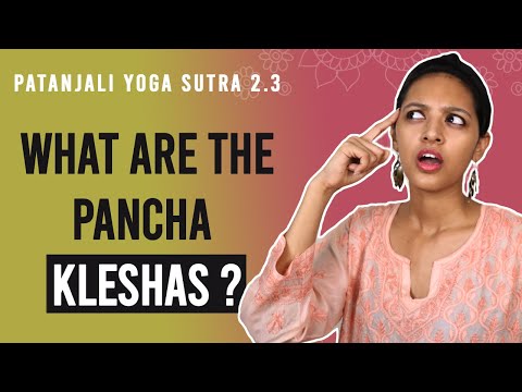 Patanjali Yoga Sutra 2.3 - What Are The Pancha Kleshas? | Yoga Teacher Training | Anvita Dixit