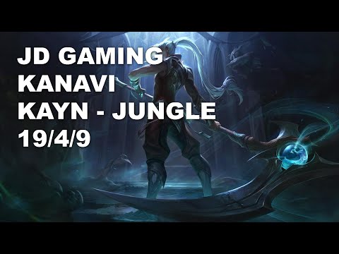JD Gaming Kanavi Jungle Kayn vs Lee Sin - KR Master Patch 10.9