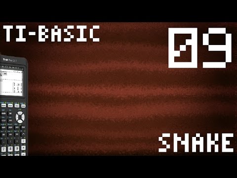 TI-Basic - 09 - Snake (TI-84 Plus ce-t) (Programming)