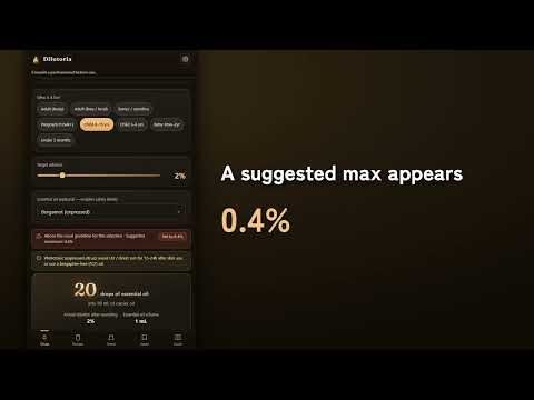 Oil Dilution Calc: Dilutoria video thumbnail
