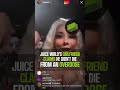 Juice Wrld S Girlfriend Claims He Did Not Die From An Overdose