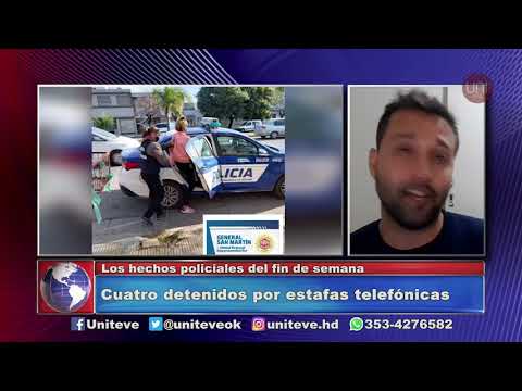 Policiales del fin de semana