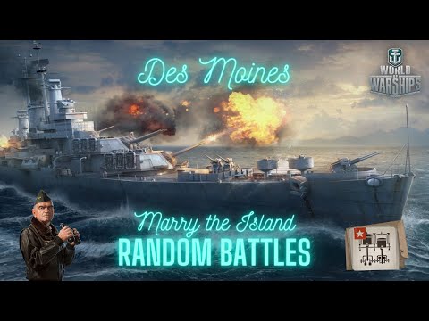 World of Warships - Des Moines: Marry the Island