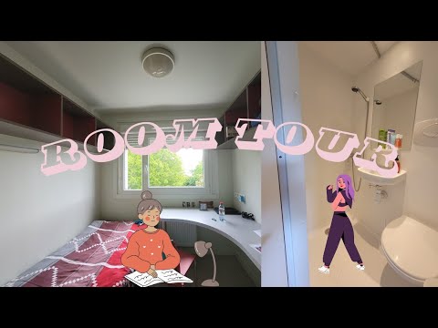 Student dorm room tour in France #video  #vlog  #europe