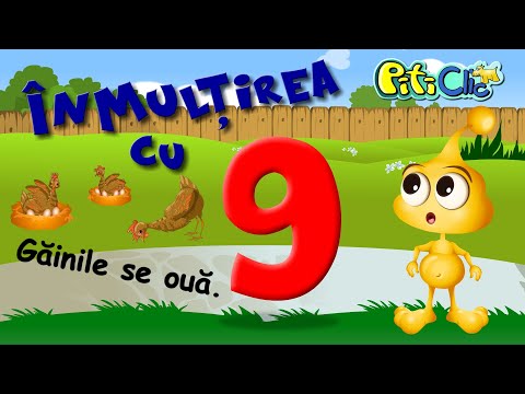 Tabla inmultirii - in versuri HAZLII (cu 9)