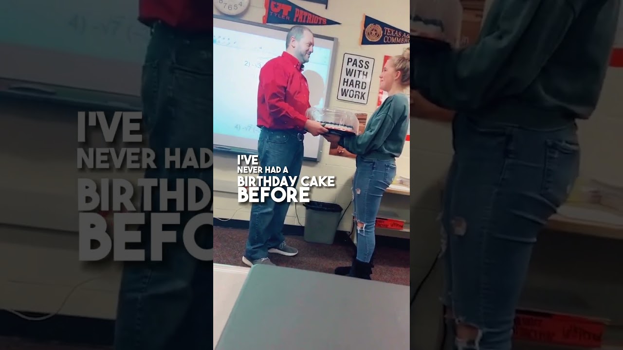 His students were the first ever to surprise him with a birthday cake ❤️