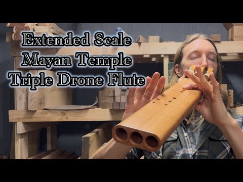 New!! Mayan Temple Extended Scale Triple Flute