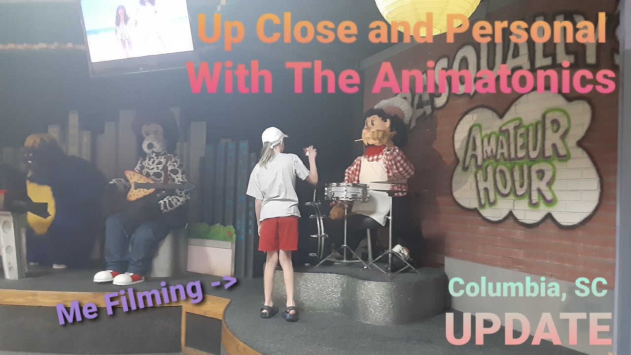 Up Close and Personal With The Animatonics - Columbia, SC - Chuck-E-Cheese - 3-Stage