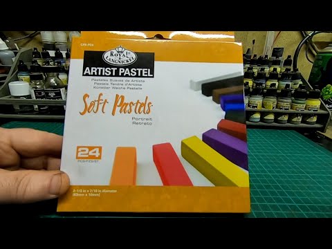 Soft Artist Pastels For Weathering Models.