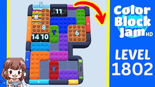 Soluzione del Livello 1802 di Color Block Jam