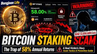 I Lost $9,000 in a Bitcoin Staking Scam | The Truth Behind 58% APY Crypto Fraud