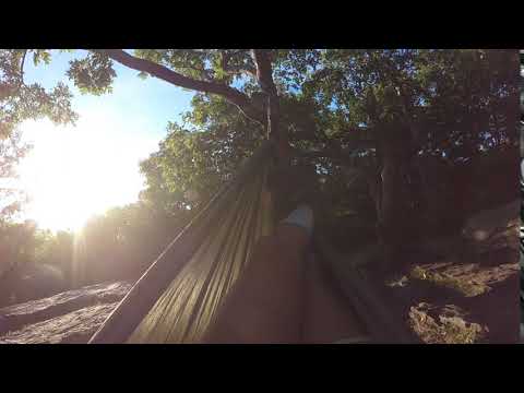 Watching the sunset from a hammock right at the top of Springer!