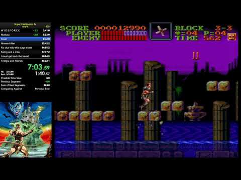 Super Castlevania 4 any% speedrun in 33:04