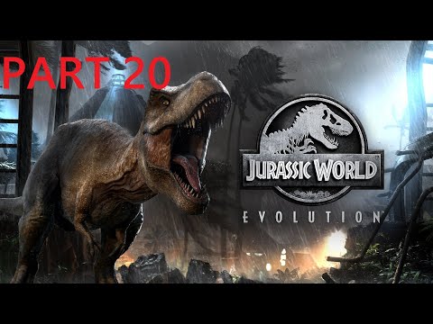 JURASSIC WORLD EVOLUTION WALKTHROUGH PART 20 - BUILDING ALL THE ESSENTIAL STUFF