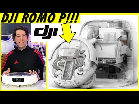 DJI Romo P: Review and test of DJI's first robot vacuum cleaner with drone navigation!