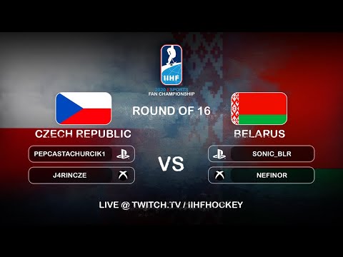 Хоккей #IIHFEsports Fan Championship Round of 16: Czech Republic vs. Belarus | #IIHFWorlds