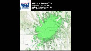 NOAA Weather Radio WXL33 Pocatello, ID Broadcast Cycle - 08/04/26