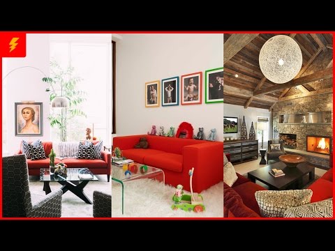 18 Stunning Red Sofa Living Room Design and Decor Ideas