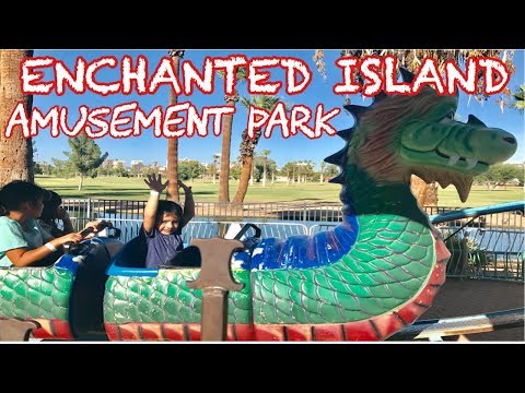 ENCHANTED ISLAND amusement park! So many rides!