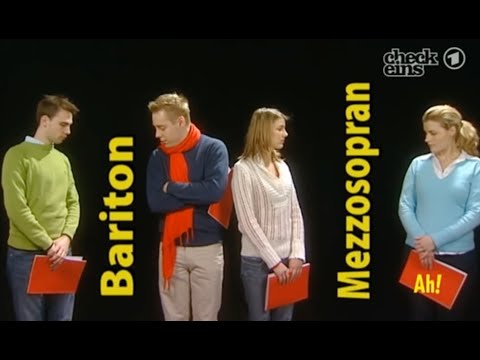 Die Stimmlagen -  Wissen macht ah