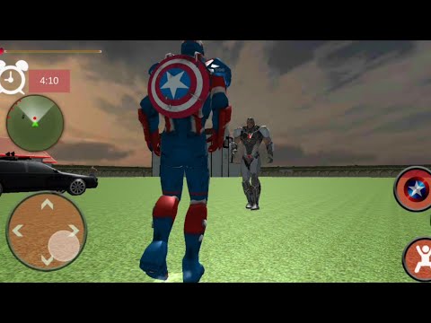 Flying Captain Superhero Robot Crime City Battle #3 -  Best Android GamePlay HD