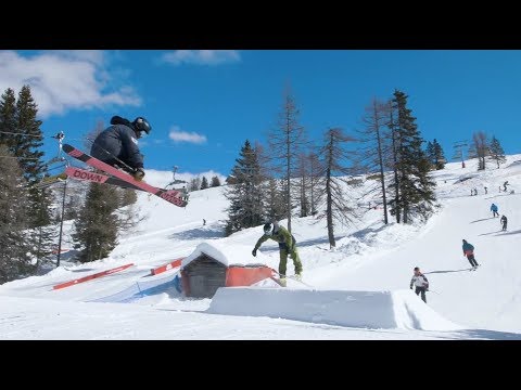 Pirates of the Dolomites - Altin and Lux at Snowpark Alta Badia - March 2018