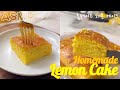 Lemon Cake ASMR Cooking Satisfying Sounds Food Recipe 레몬 케이크 Asmr Cooking Lemoncake