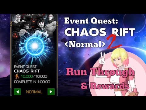 Chaos Rift Tier 2 (Normal) : 2nd Run Through + Rewards - MCOC