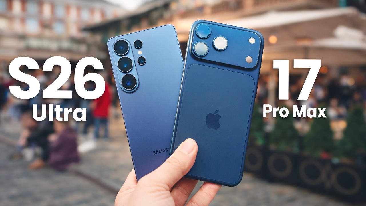 iPhone 17 Pro Max vs Galaxy S26 Ultra -  The CAMERA Comparison!