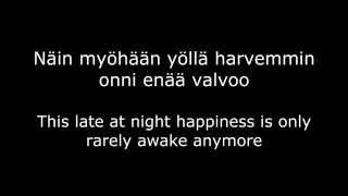 Jenni Vartiainen - Duran Duran w/ English and Finnish lyrics