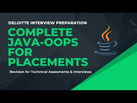 Java OOPS Revision for Technical Interview in 10 minutes. Deloitte NLA 2026 Preparation #nla #java