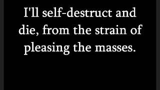 Dead Poetic Self-Destruct and Die (with lyrics)