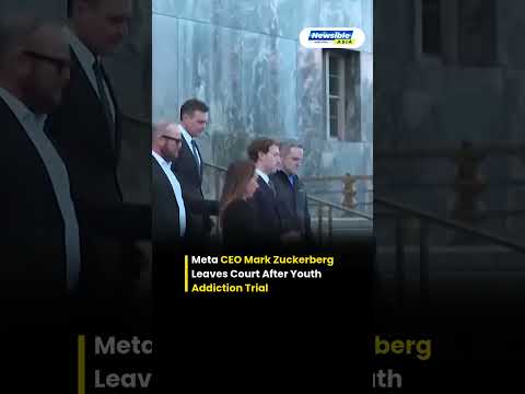 Meta CEO Mark Zuckerberg Leaves Court After Youth Addiction Trial