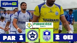 Parnahyba x Oeirense.  Campeonato piauiense 2026, 5° rodada.  Gols e melhores momentos.
